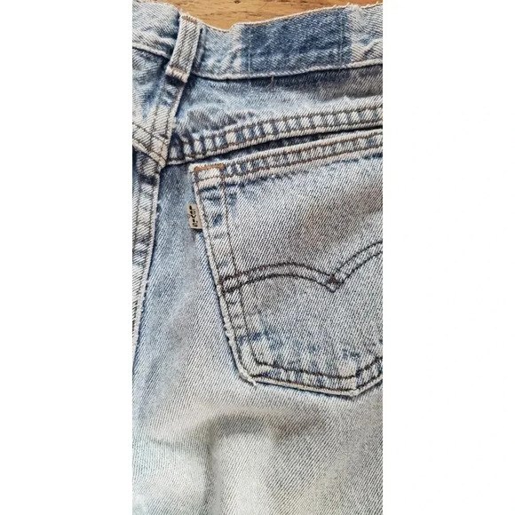 VINTAGE  LEVI'S‎ 1990 Silvertab Lightwash straight leg jeans womens size … - Picture 2 of 8